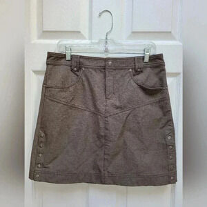 Athleta Take A Hike Skirt w/Snap Sides Size 8 Tall